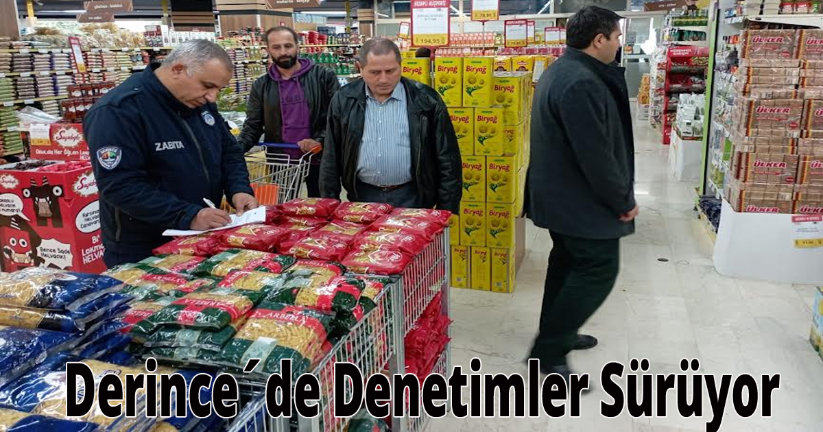 Derince´de Denetimler Sürüyor