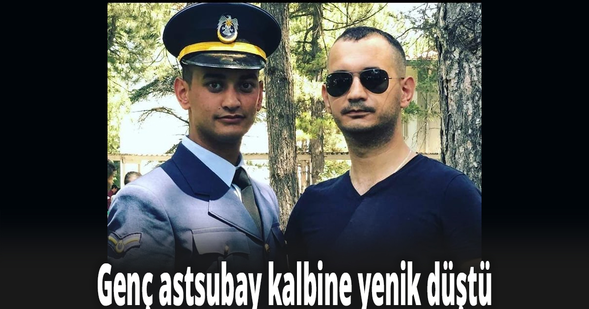 Genç astsubay kalbine yenik düştü