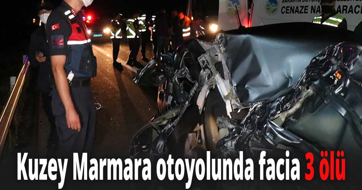 Kuzey Marmara otoyolunda facia