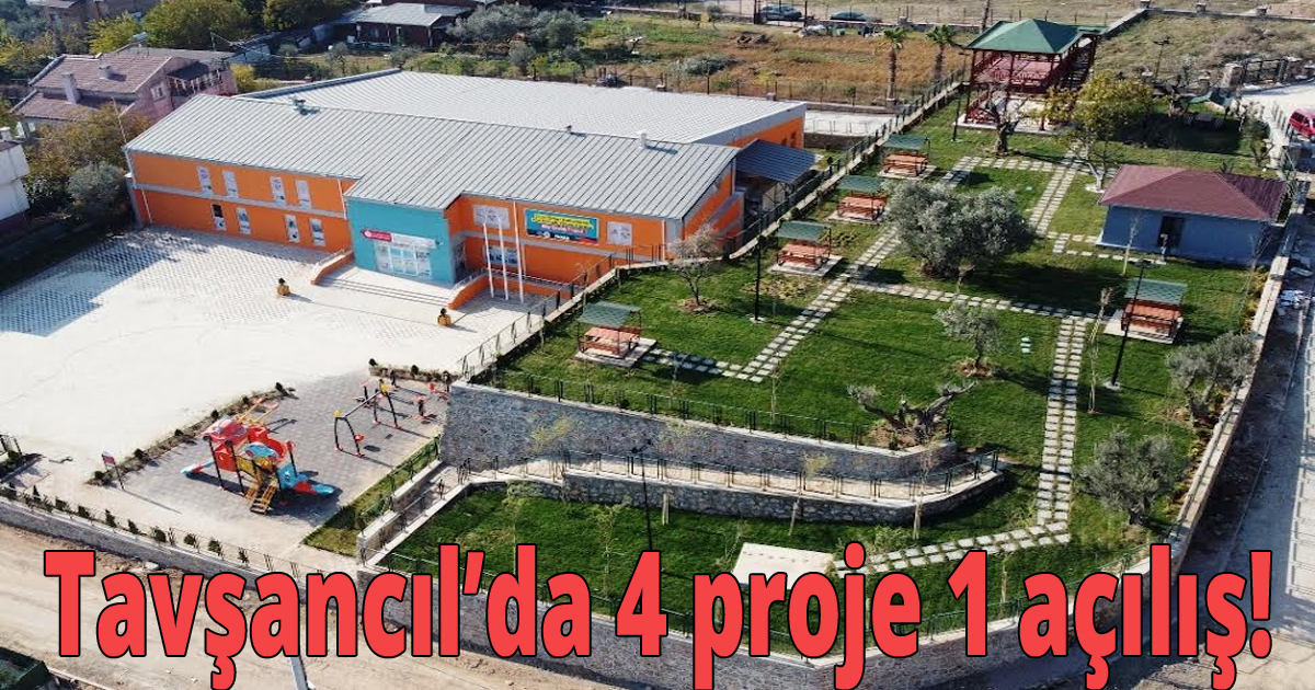 Tavşancıl’da 4 proje 1 açılış! 