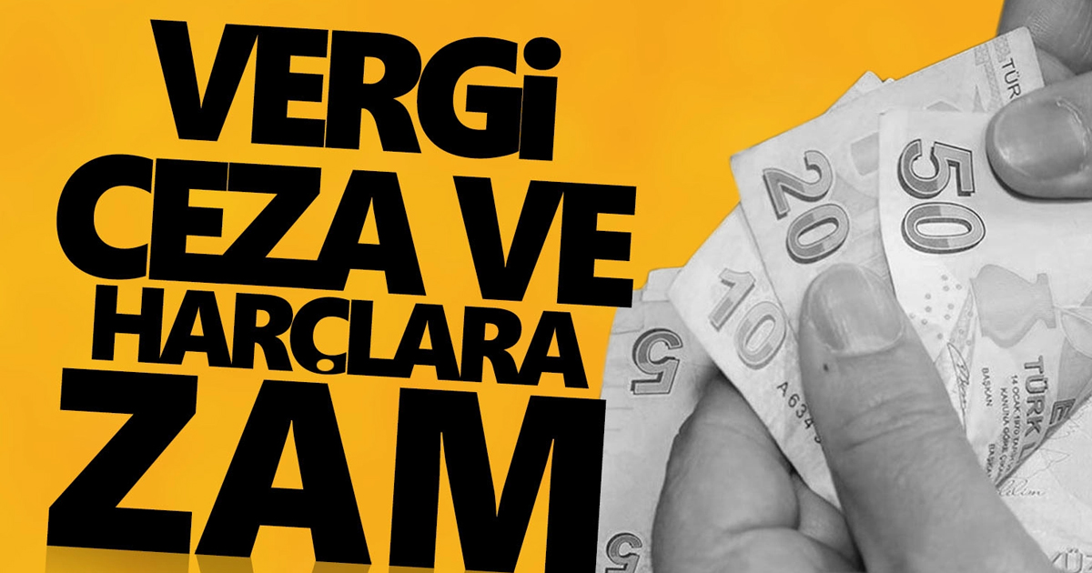 Trafik cezaları, pasaport, ehliyet harçlarına rekor zam