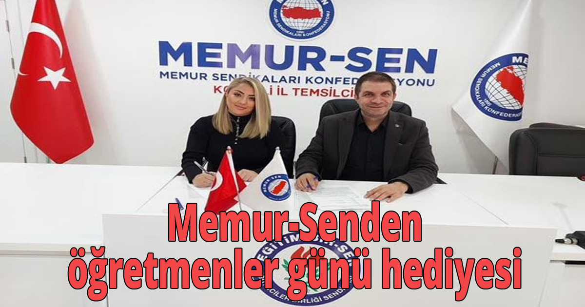 Memur-senden öğretmenler günü hediyesi 