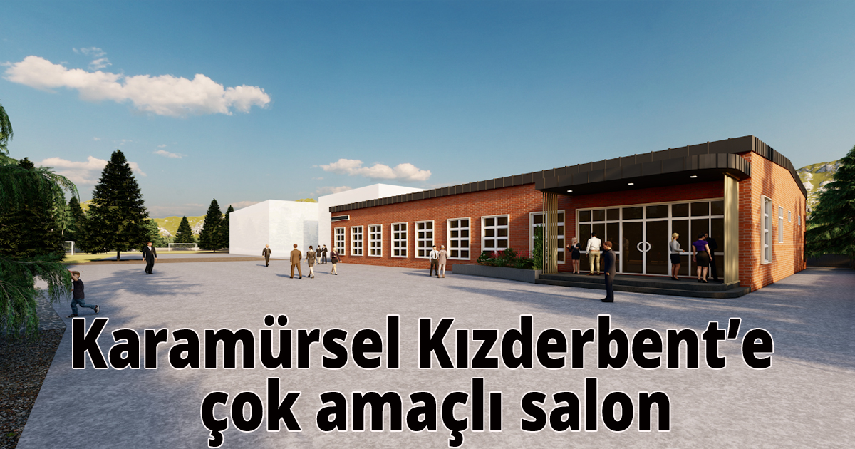 Karamürsel Kızderbent’e  çok amaçlı salon