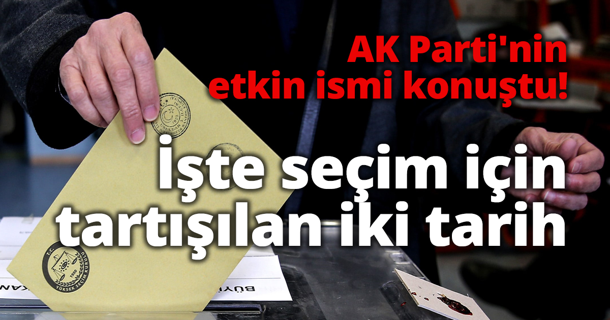 AK Parti'nin etkin ismi konuştu!