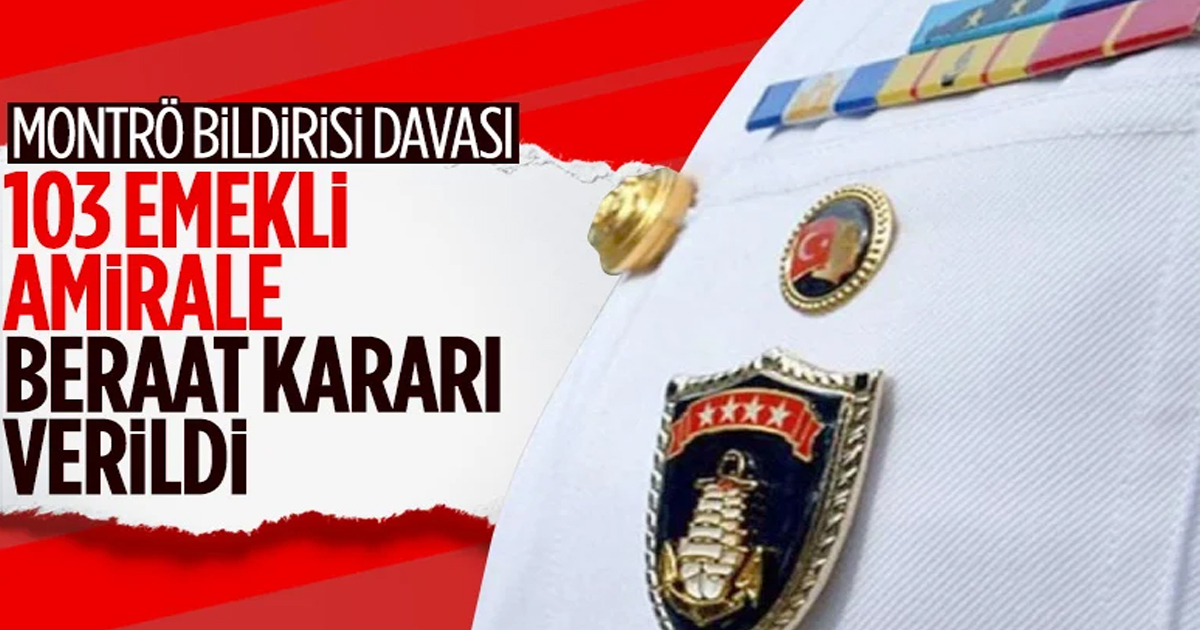 Montrö Sözleşmesi ile ilgili yaptıkları açıklama nedeniyle dava açılmıştı