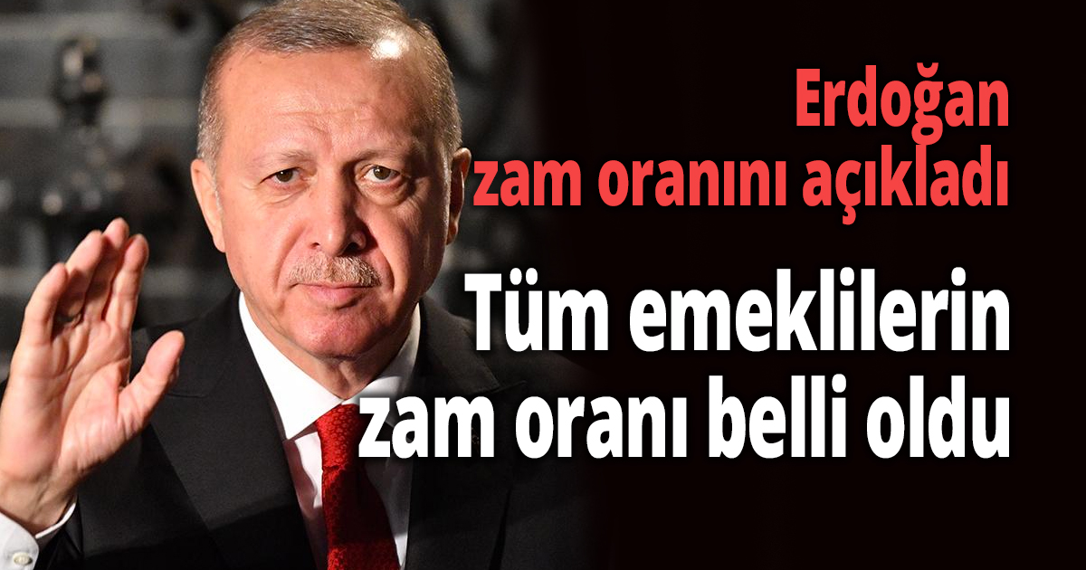 Tüm emeklilerin zam oranı belli oldu