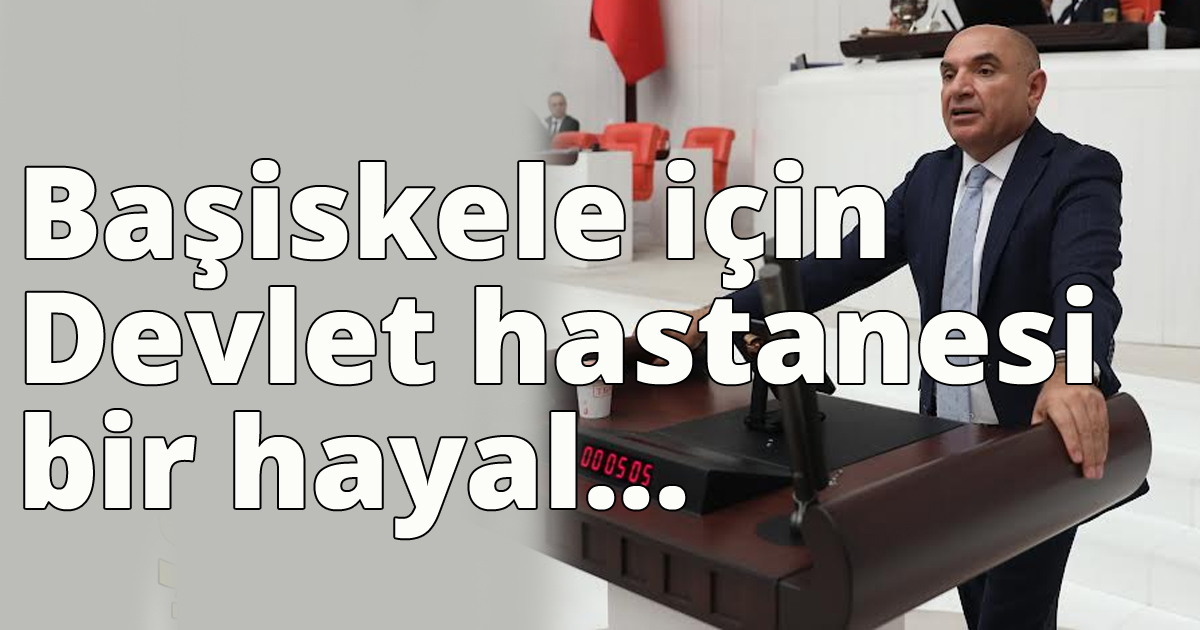 Tarhan, Başiskele için Devlet hastanesi bir hayal...