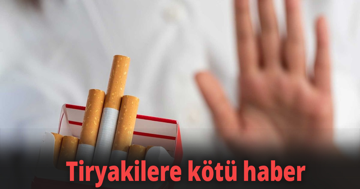 Tiryakilere kötü haber