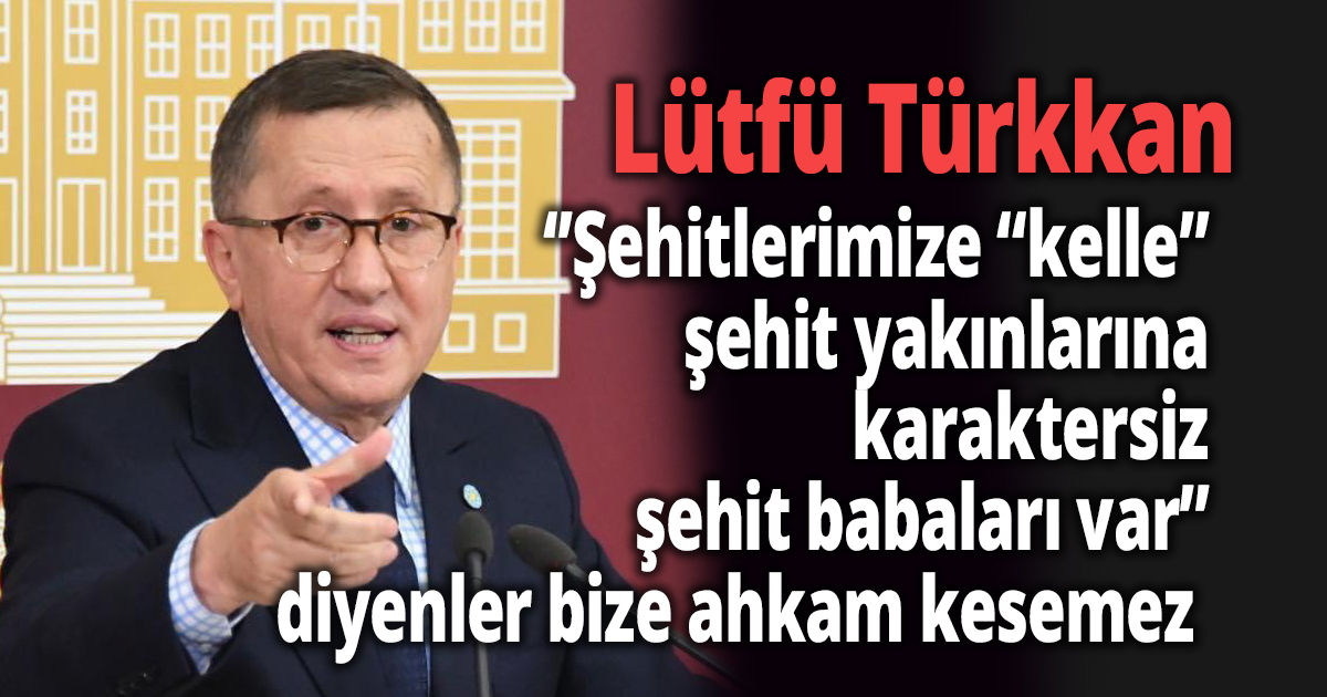 Türkkan ''Sarayın sopası bize işlemez!''