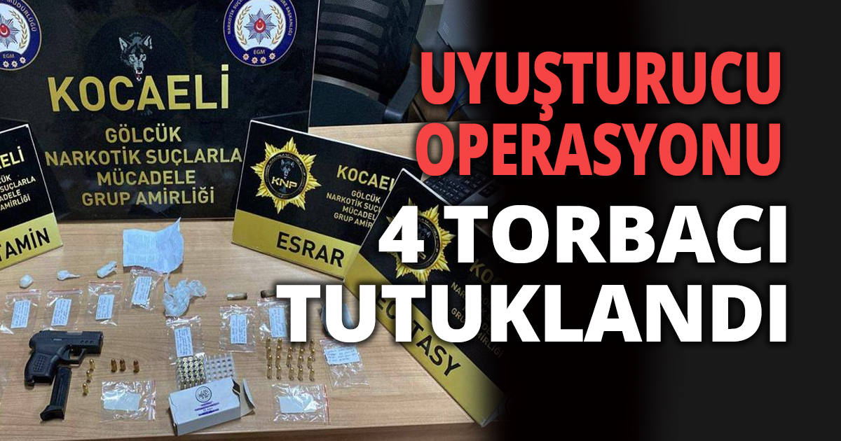 4 torbacı tutuklandı