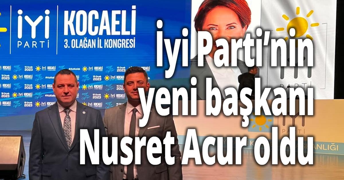 Tek adaylı kongrede başkan Acur oldu