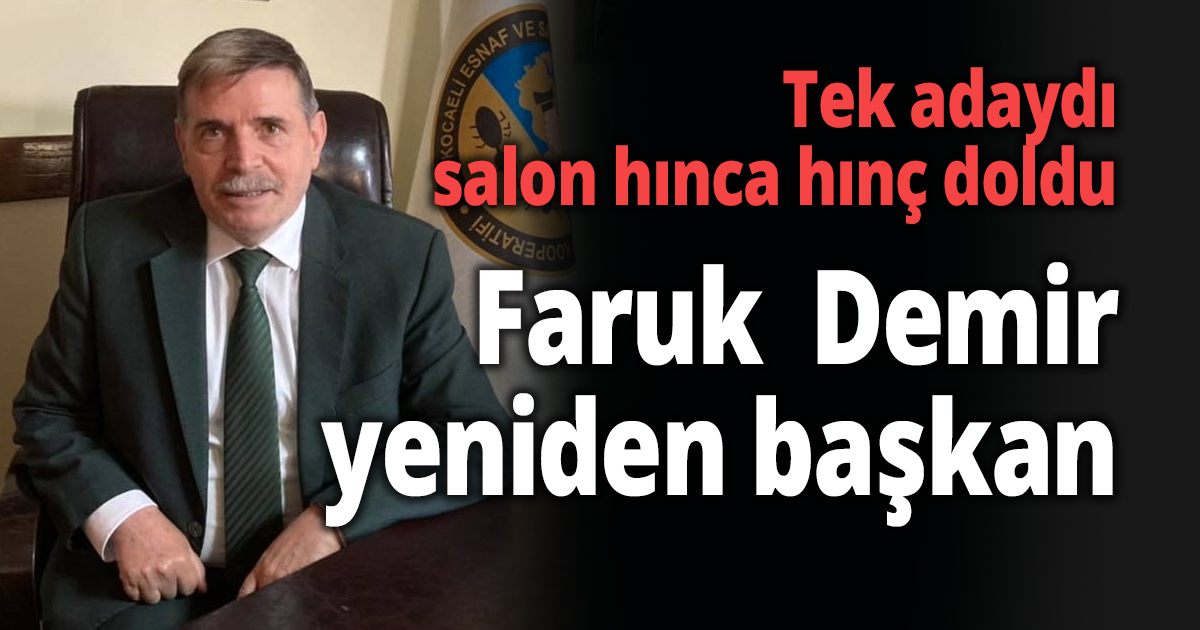 Tek adaydı salon hınca hınç doldu