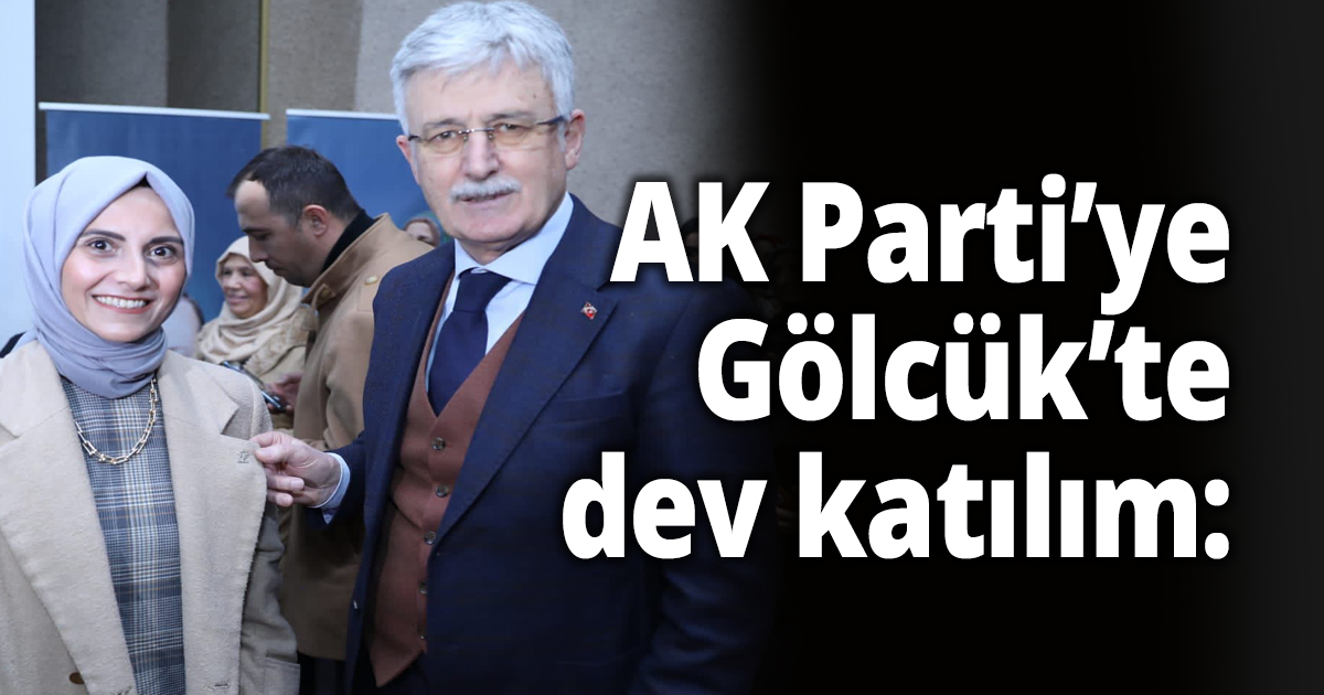 AK Parti’ye Gölcük’te dev katılım