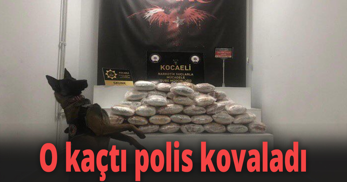 O kaçtı polis kovaladı