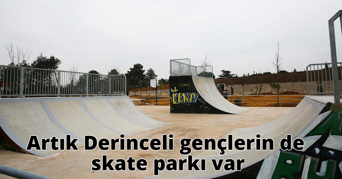 Artık Derinceli gençlerin de skate parkı var