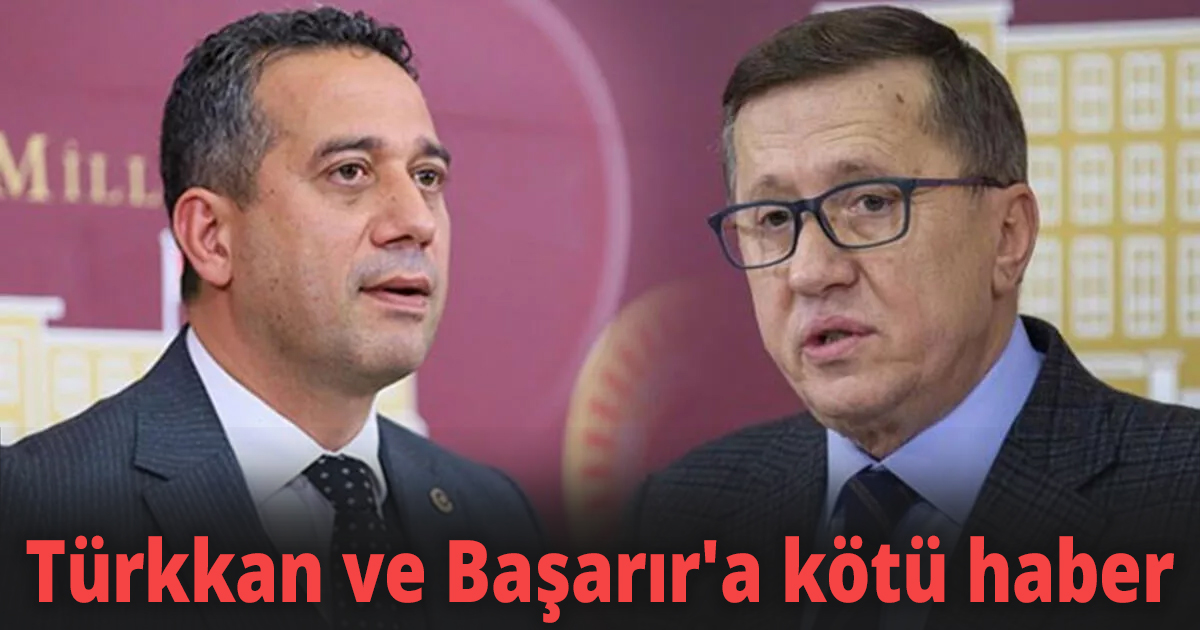 Türkkan ve Başarır'a kötü haber