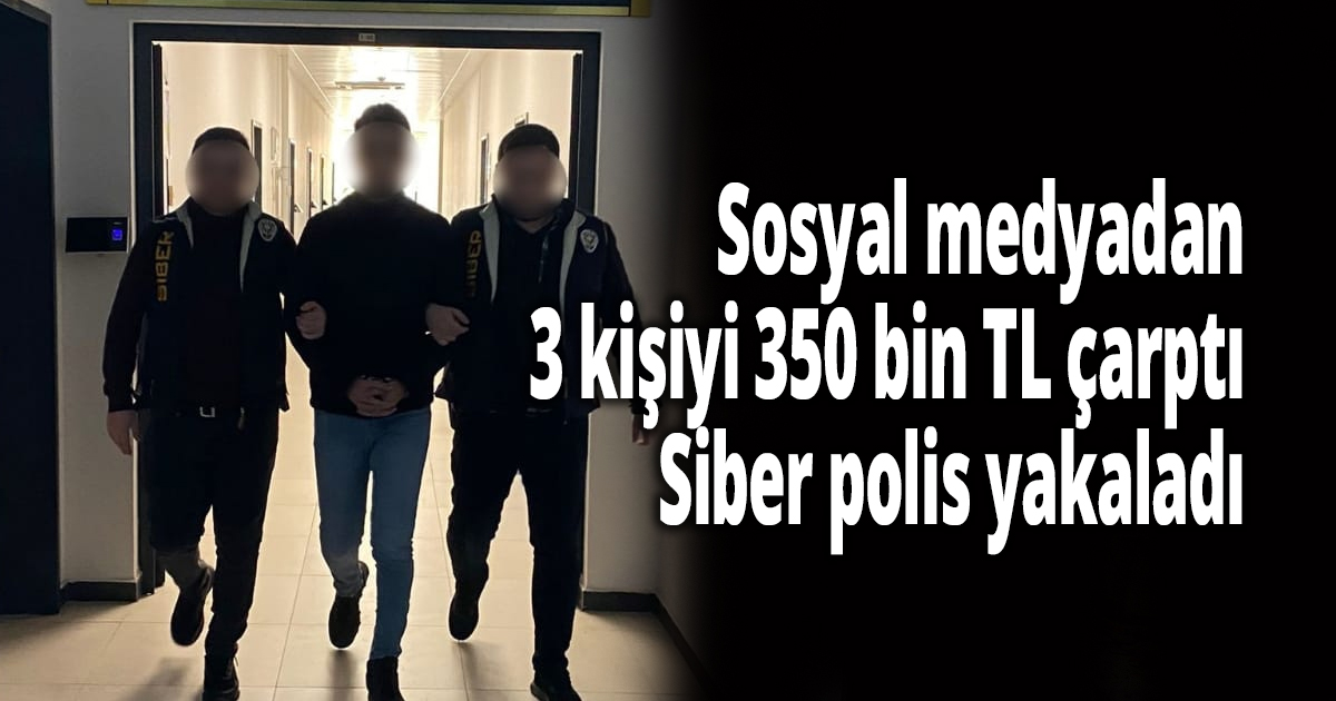 Sosyal medya dolandırıcısı tutuklandı