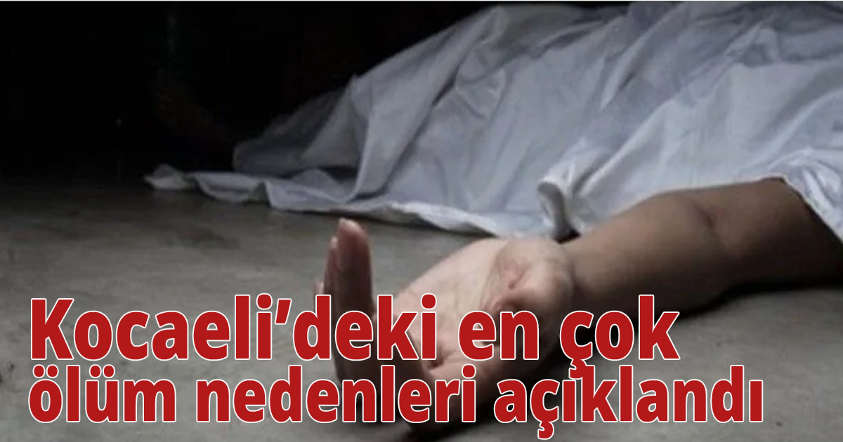 Kocaeli deki en çok ölüm nedenleri açıklandı