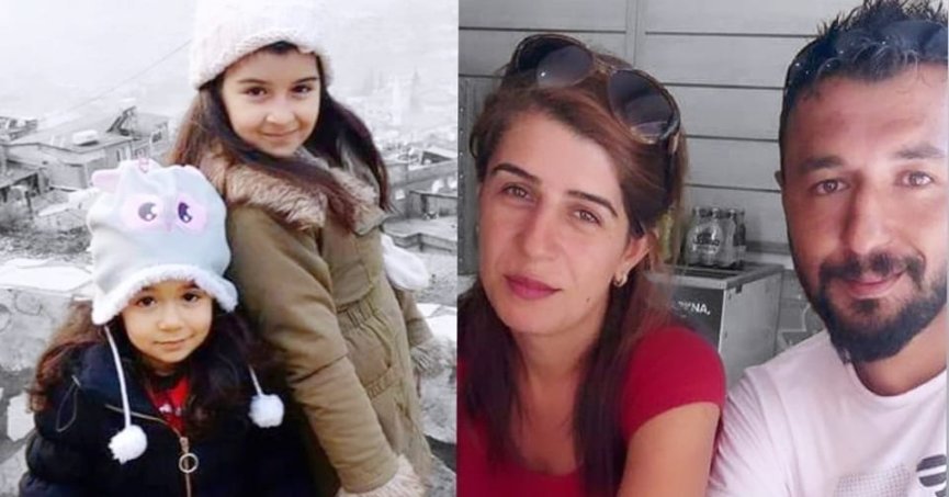 Depremde ölen polis memuru, eşi ve 2 çocuğuna veda