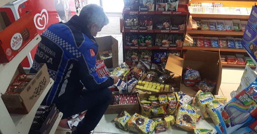 ÜRÜNLER TEK TEK İMHA EDİLDİ