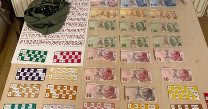 9 kumar oynayan şahsa işlem yapıldı