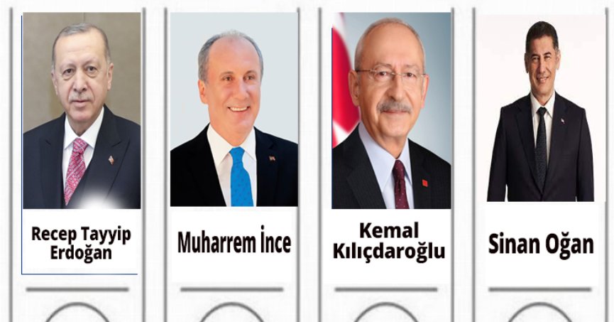 Oy pusulasındaki yerleri belirlendi