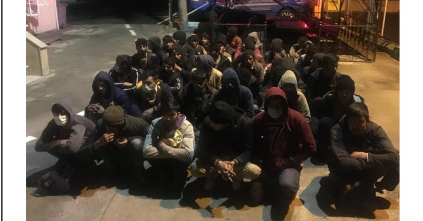 25 düzensiz göçmen yakalandı