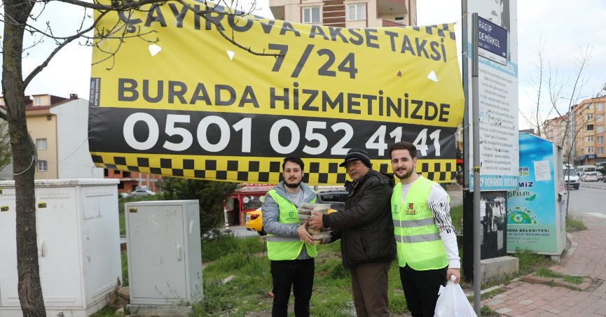 Büyükşehir, Ramazan ayında taksici esnafını unutmuyor