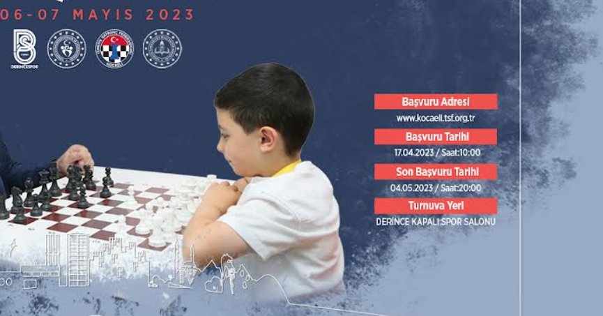 Derince’de Satranç Heyecanı Yaşanacak