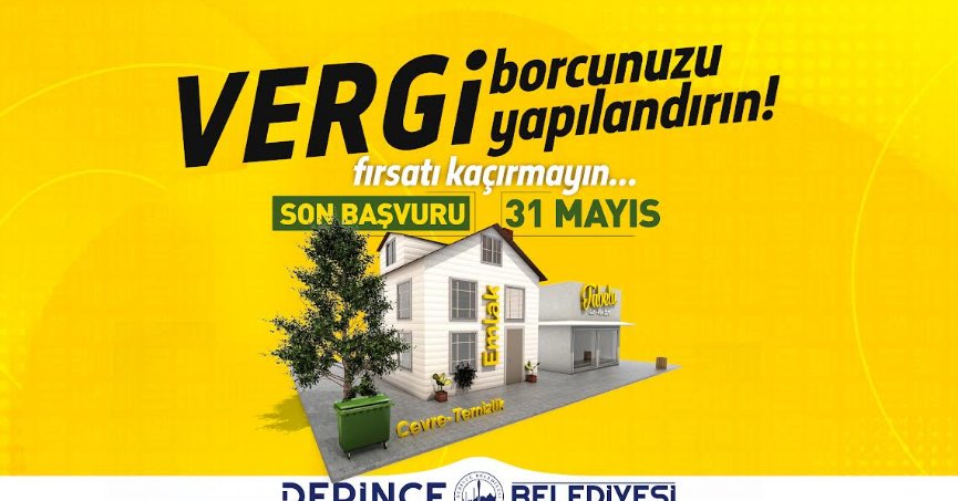 Derince Belediyesi’nden Yapılandırma Çağrısı