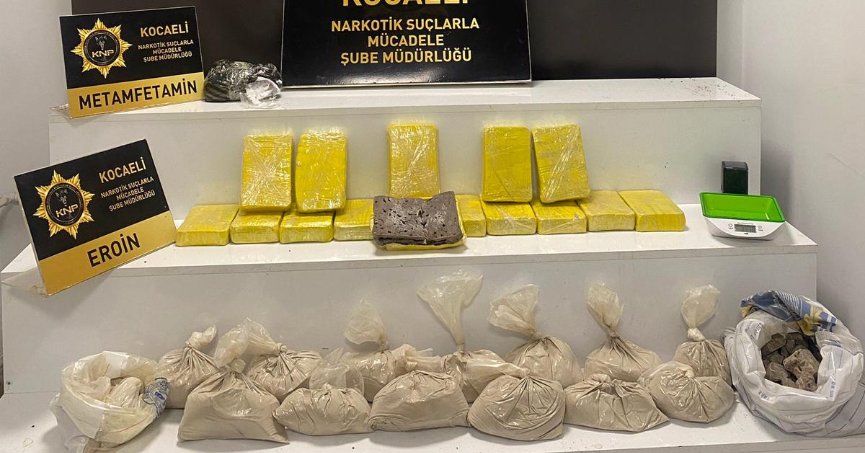 30 Kilo Eroin ele geçirildi