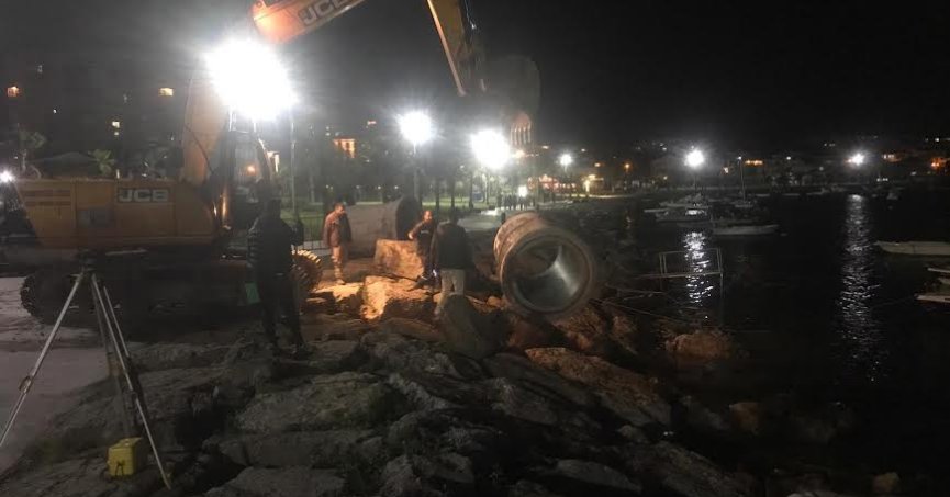 Balyanoz koyuna yeni yağmur suyu hattı