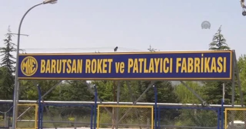 Ankara'da roket ve patlayıcı fabrikasında patlama