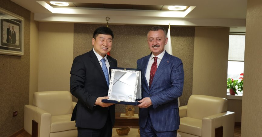 Posco’nun CEO’sundan Başkan Büyükakın’a ziyaret