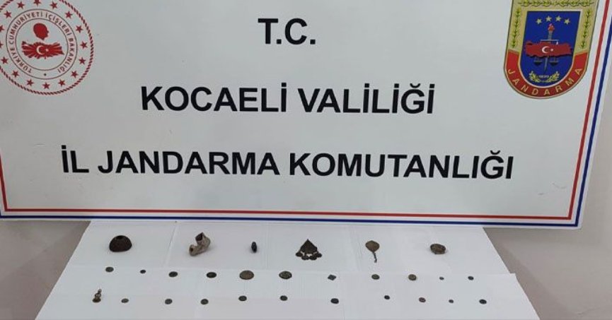 28 adet tarihi eser ele geçirildi