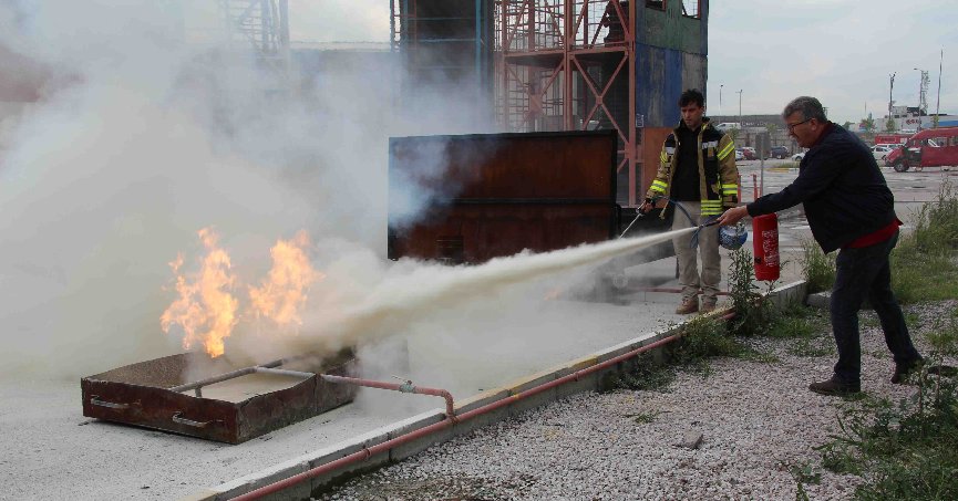 İtfaiye’den İSG Uzmanı öğretmenlere eğitim