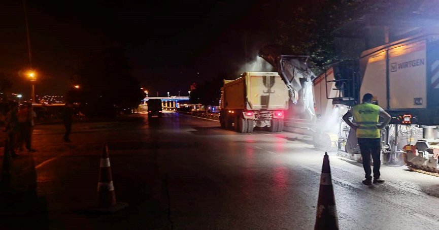 Ömer Türkçakal Bulvarında üstyapı başladı