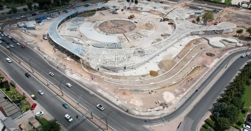 Milli İrade Meydanı çevresindeki şerit genişletildi