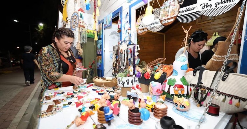 Derince’de El Emeği Eserler Kazanca Dönüşüyor