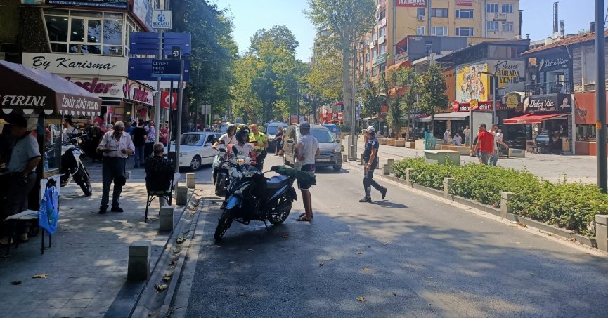 Zabıta ve Emniyetten motosiklet denetimi
