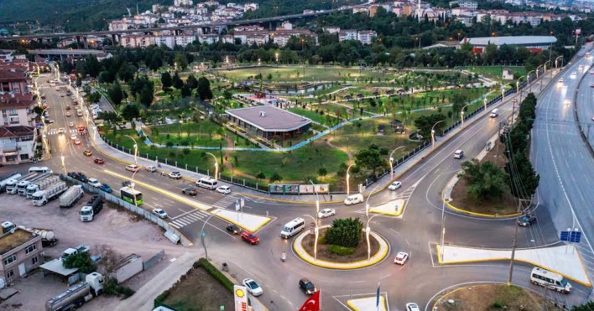 Derince Millet Bahçesi’nde çevre yolları tamam