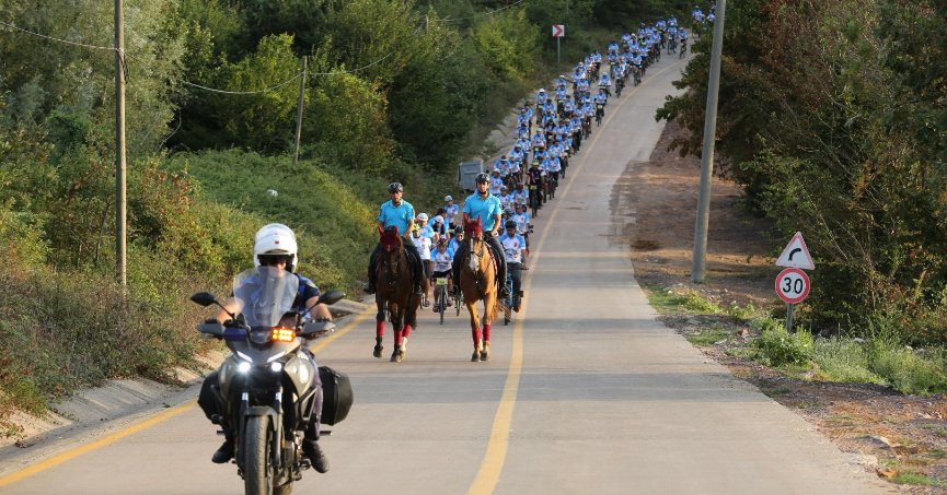 3. Kocaeli Turizm ve Bisiklet Festivali renkli görüntülerle başladı