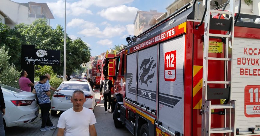 Yenişehir Mahallesi'nde korkutan yangın