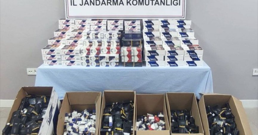 Kocaeli'de 67 bin 100 makaron ele geçirildi