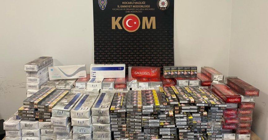 Yolcu otobüsünden kaçak sigara çıktı