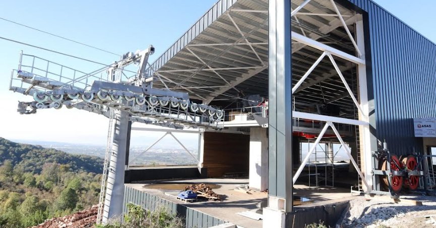  Teleferik’te ana hat boyunca haberleşme halatı