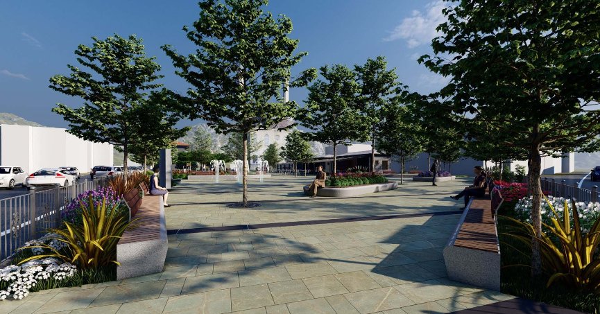 Köseköy’de meydan düzenlemesi başladı