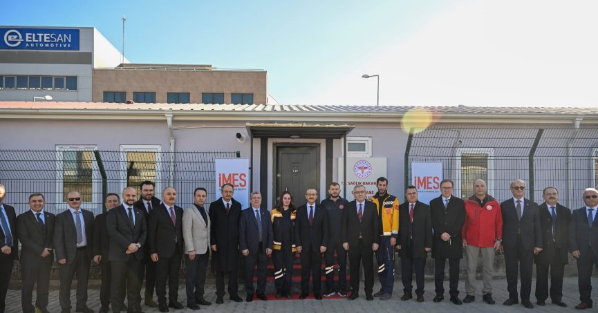 İMES OSB'de 112 Acil Sağlık İstasyonu hizmete açıldı