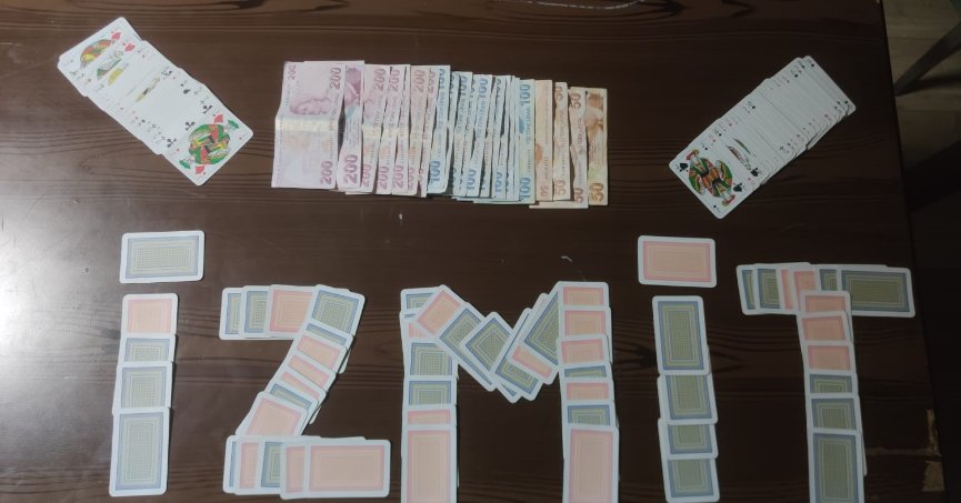 Kumarbazlar suçüstü yakalandı