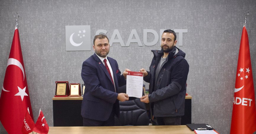 Cihat ERGÜN Saadet Partisi Gölcük Belediye Meclis Üyesi Aday Adaylığına Başvuru Yaptı!